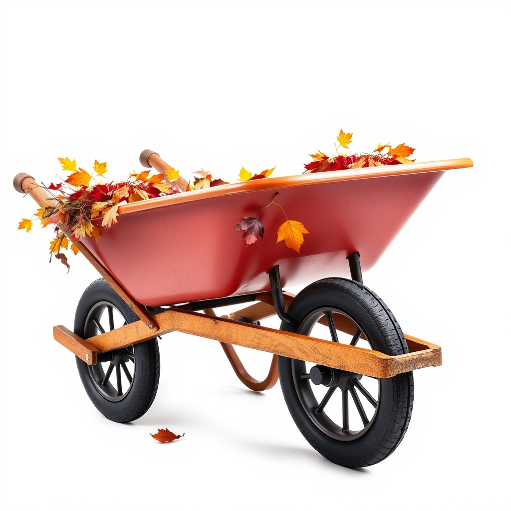 AI-generated picture for Brad Optimal's review of the Autumnal Wheelbarrow