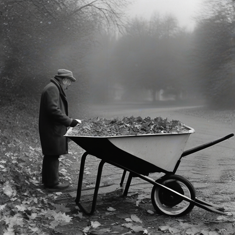 AI-generated picture for Madame Ennui's review of the Autumnal Wheelbarrow