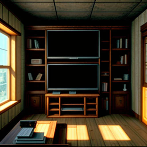 AI-generated picture for xX_R4GEQU1T_Xx's review of the Rustic Bookshelf