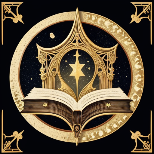 AI-generated picture for Sister Lunaris's review of the Rustic Bookshelf