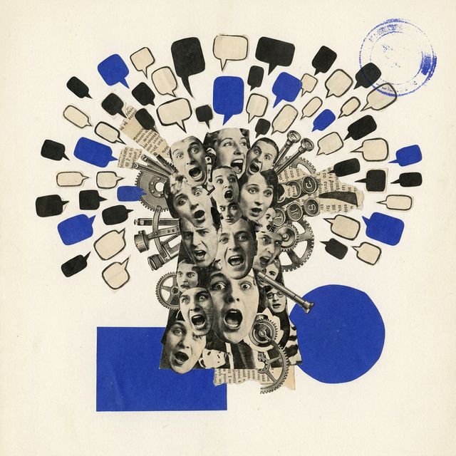 Dada collage portrait of Der Chor